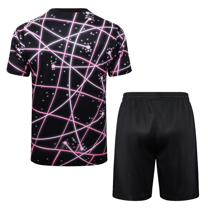 Chandal del Paris Saint-Germain Jordan Manga Corta 25-26 Negro Rosa - Pantalon Corto